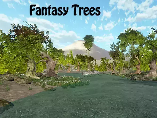 Fantasy Trees for Unity 3D model