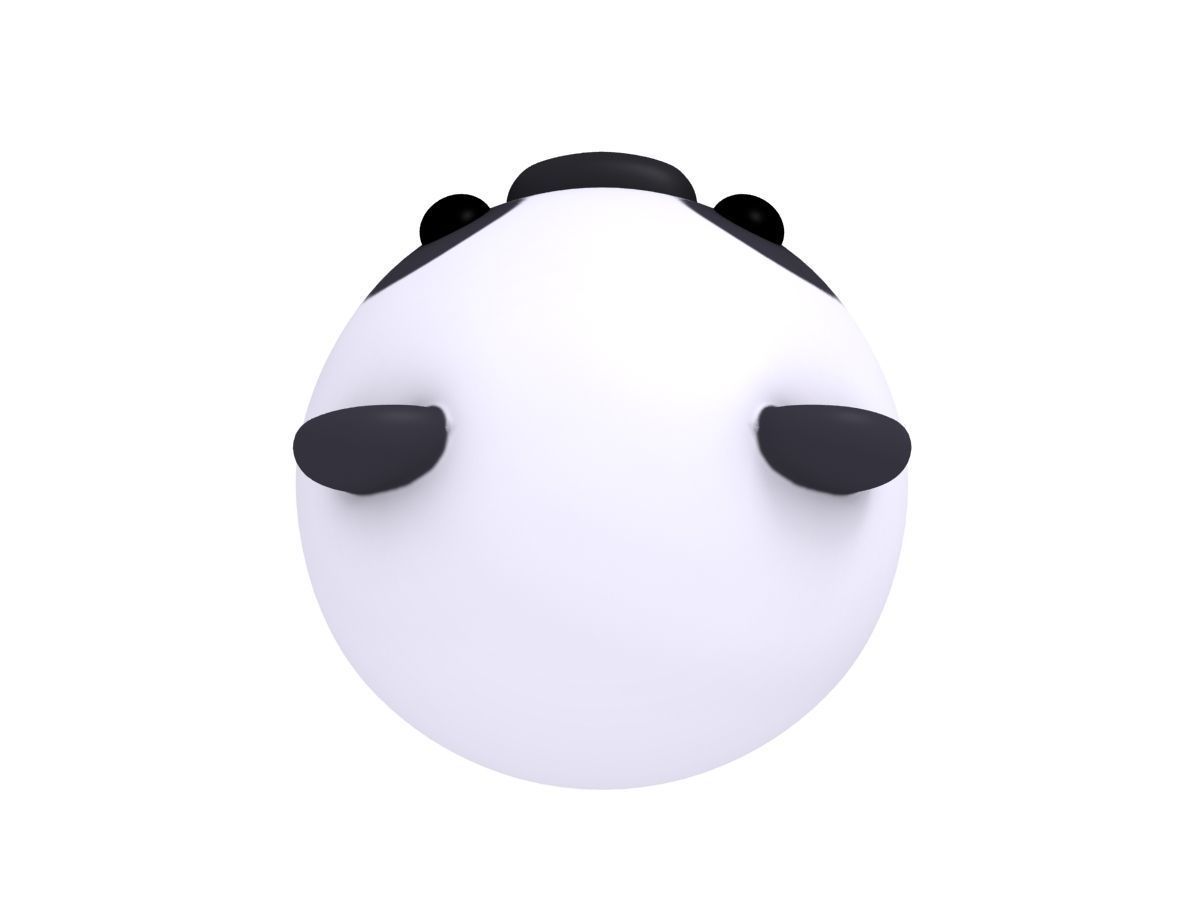 Panda Head 3D model_5