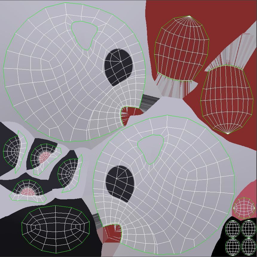 Panda Head 3D model_13