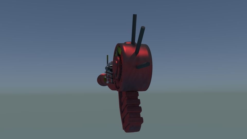 COD Raygun 3D model_4