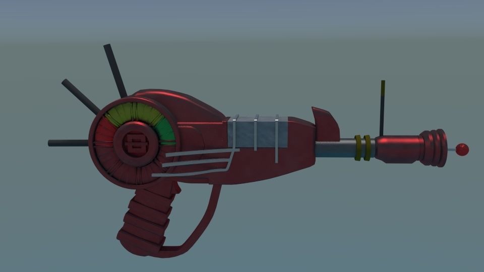 COD Raygun 3D model_1