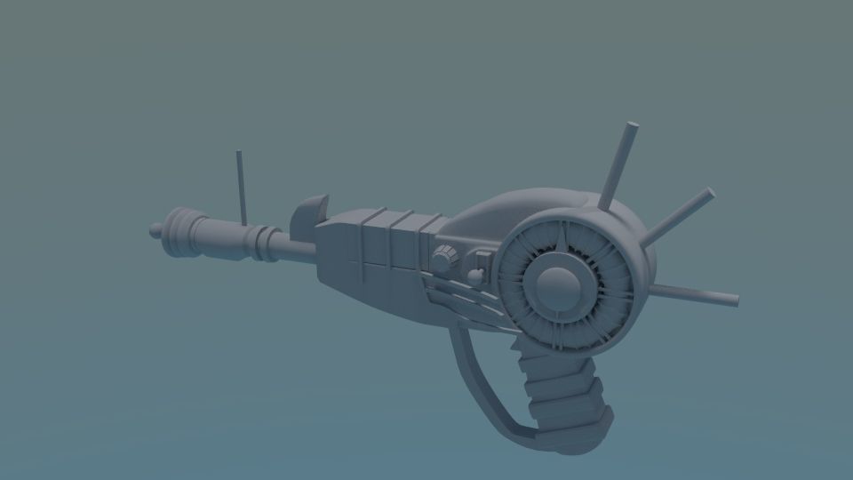 COD Raygun 3D model_5