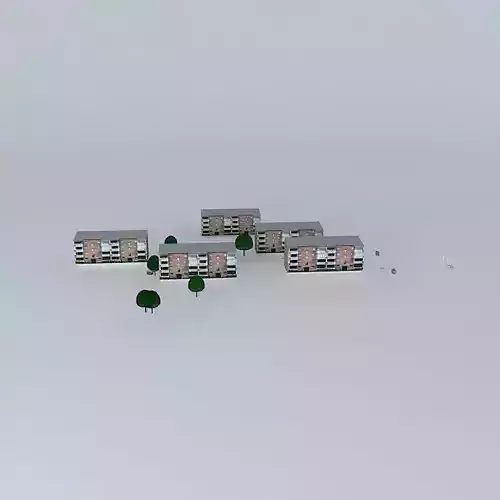 Smal Voll Skogen Borettslag Free 3D model