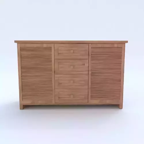 Cabinet wooden sideboard with drawers