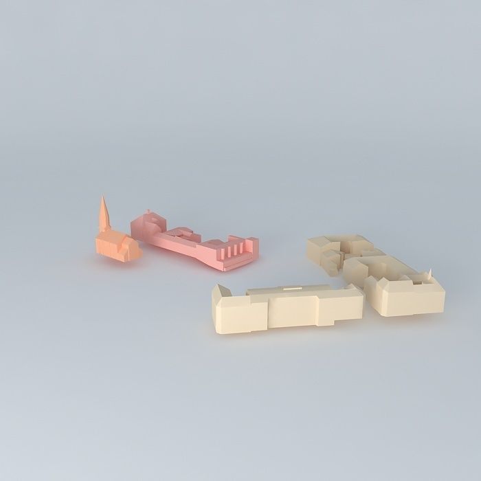 DogA city Free 3D model_2