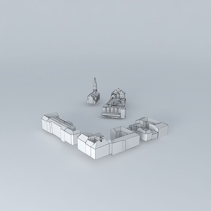 DogA city Free 3D model_4