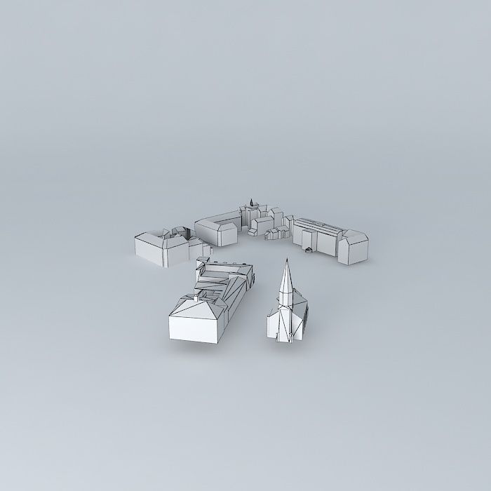 DogA city Free 3D model_3