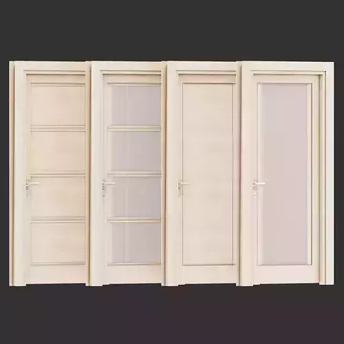 Ital doors Light Oak 5 3D model