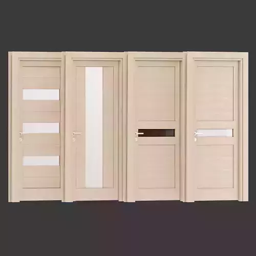 Ital doors Light Oak 6 3D model