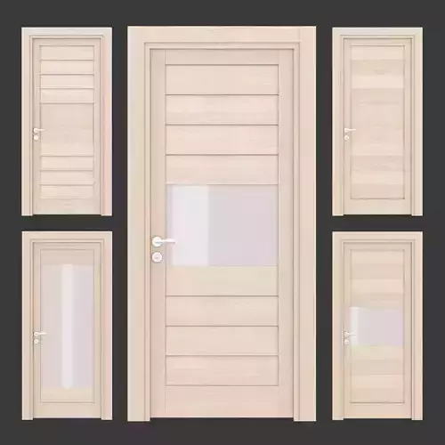 Ital doors Light Oak 2 3D model