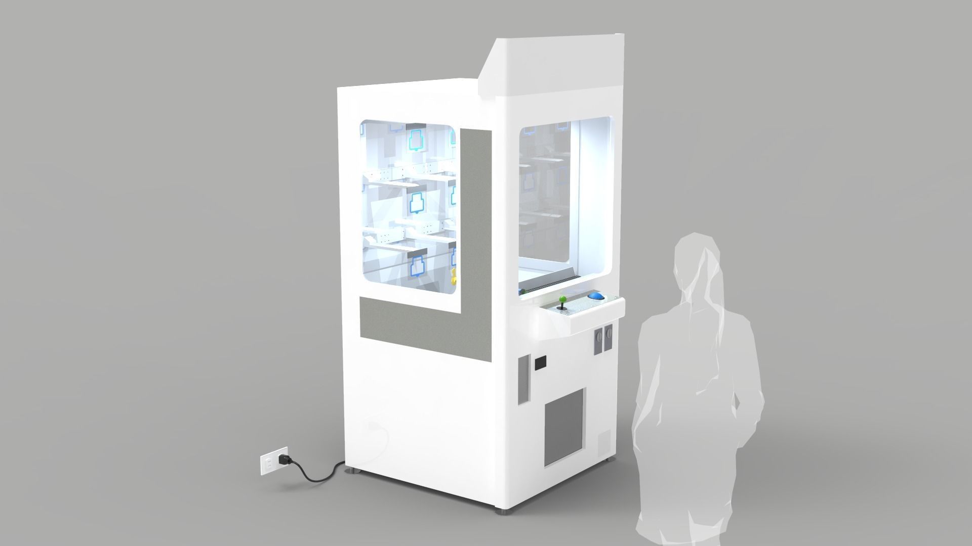 Key Master Arcade Game 3D model_6