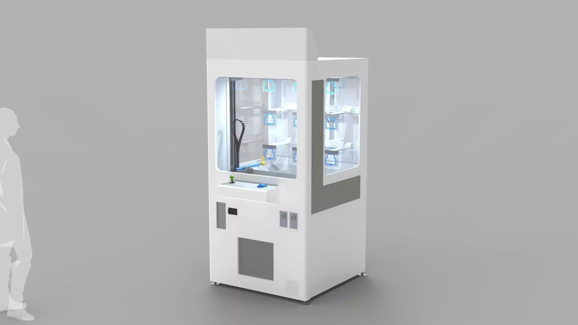 Key Master Arcade Game 3D model_0