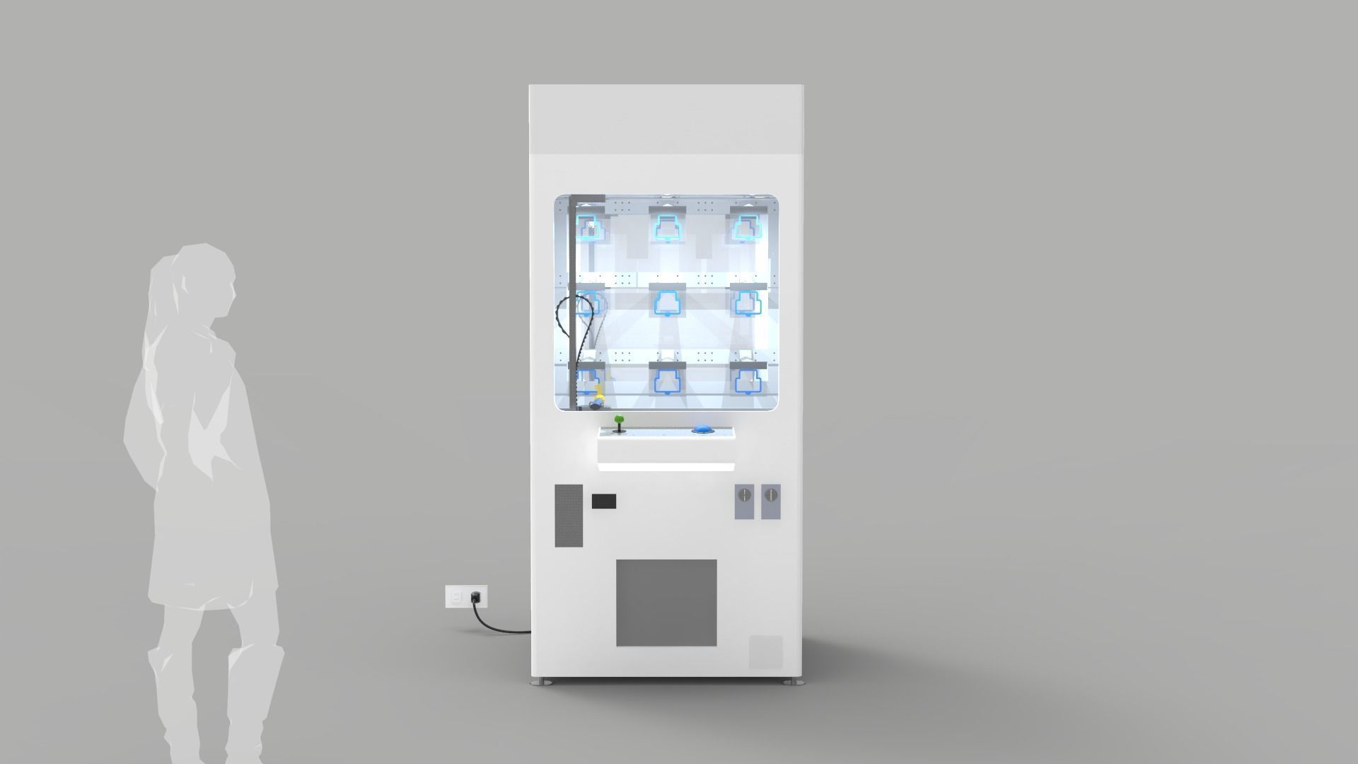 Key Master Arcade Game 3D model_1