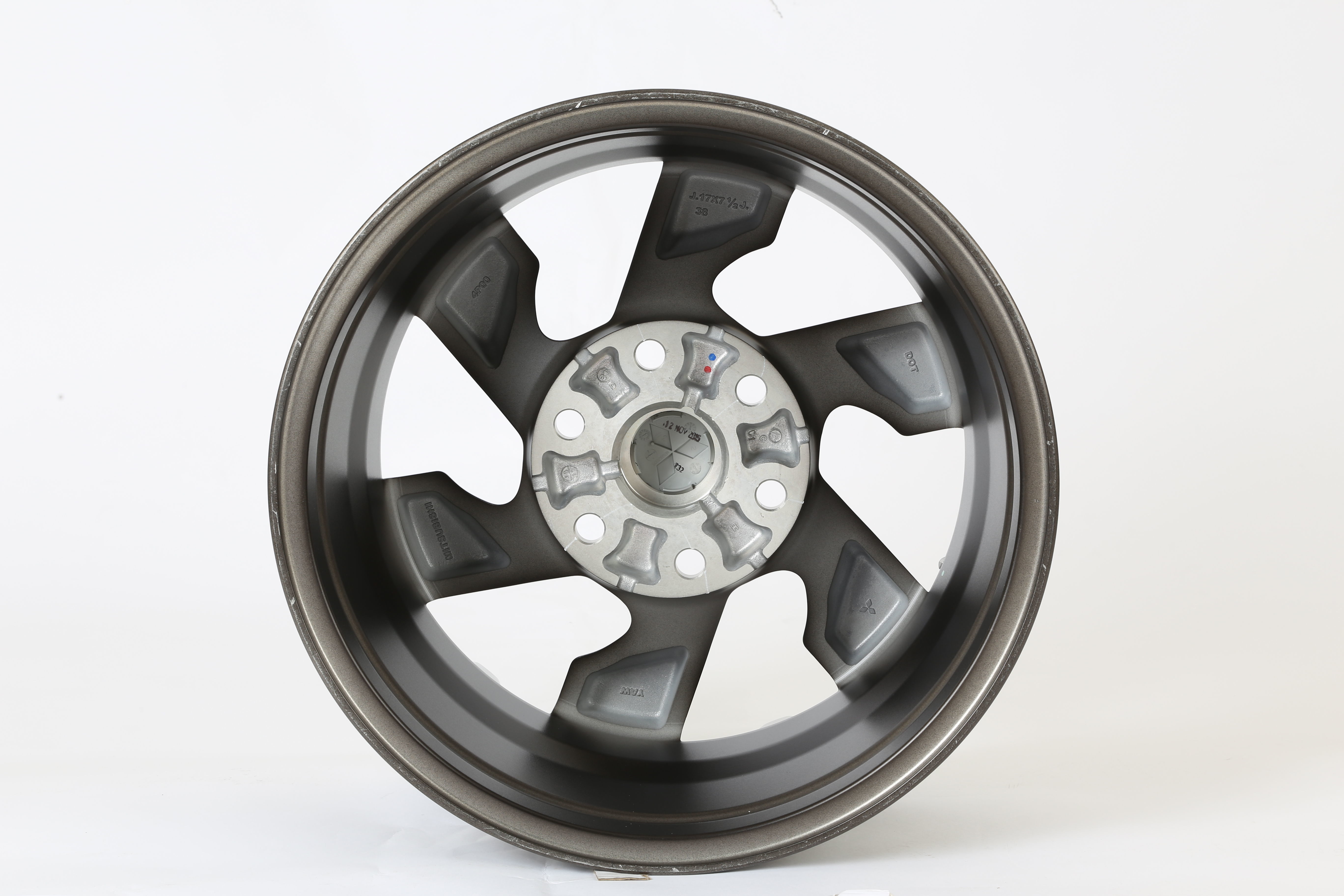 Mitsubishi L200 Custom Wheel Low-poly 3D model_3