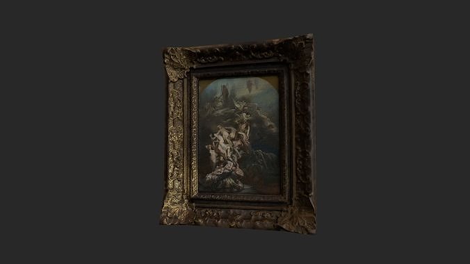 Heaven And Hell Low-poly 3D model