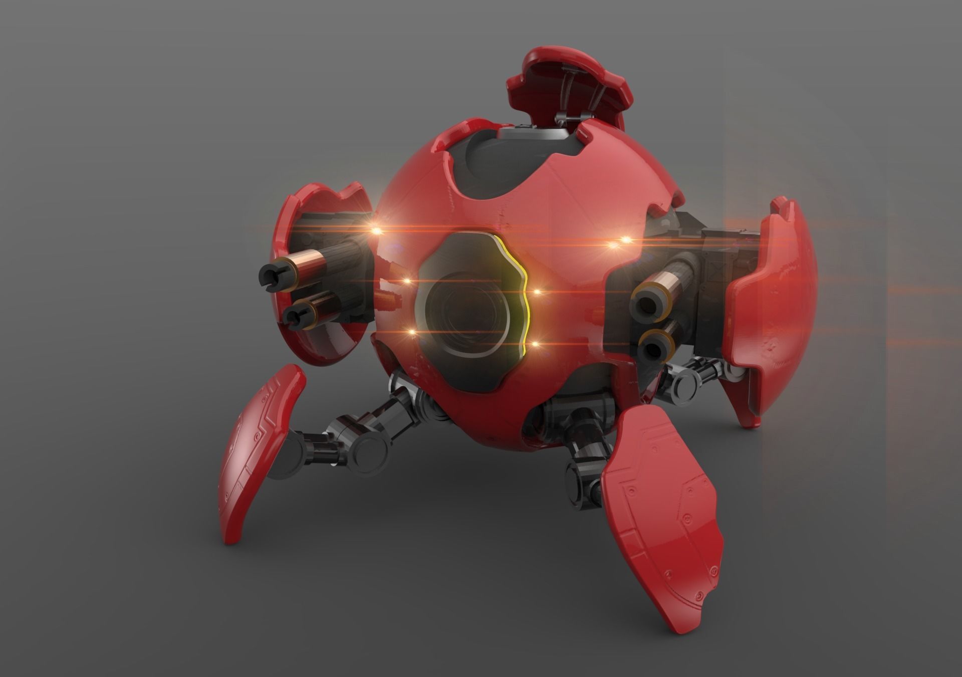 robot 3D print model_0