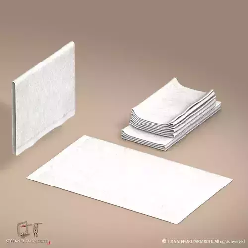 towel paper napkins on table