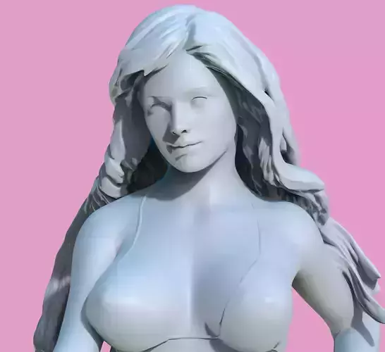 Sexy girl with the big gun