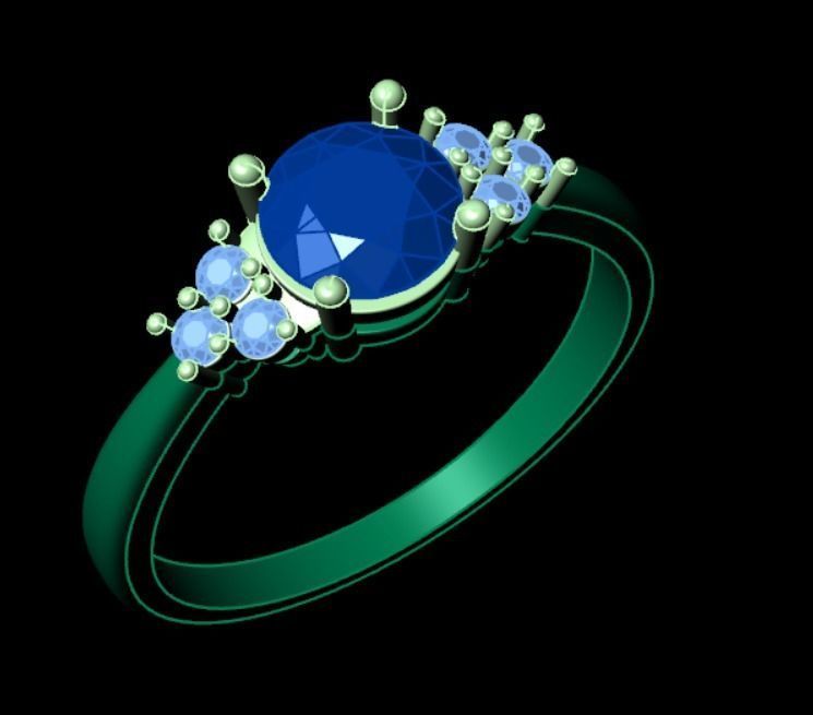 Ring dp 5 3D print model_13