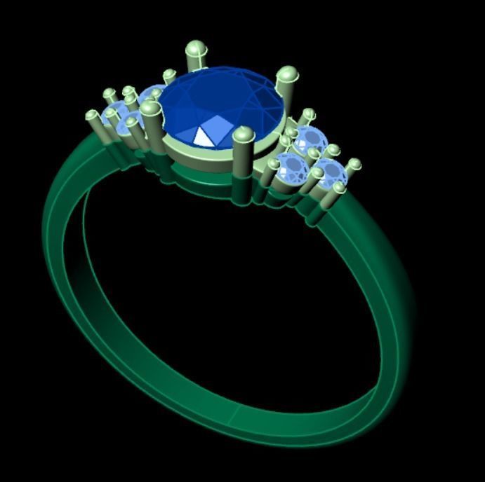 Ring dp 5 3D print model_12