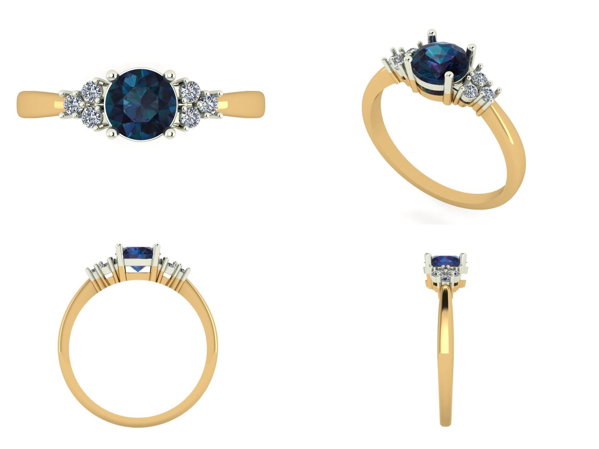 Ring dp 5 3D print model_3