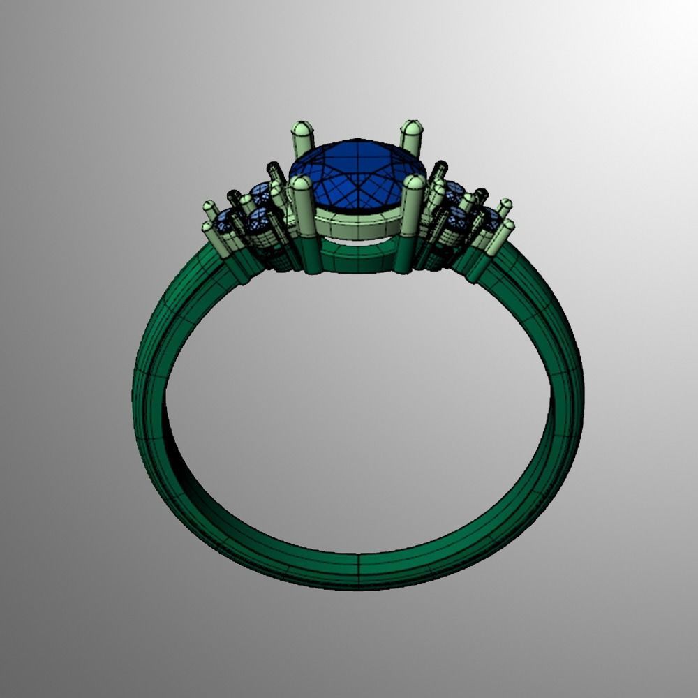 Ring dp 5 3D print model_2