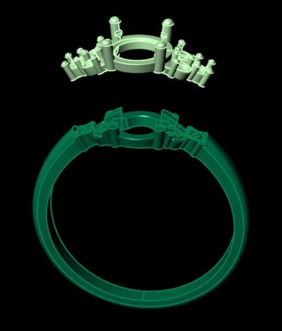 Ring dp 5 3D print model_8