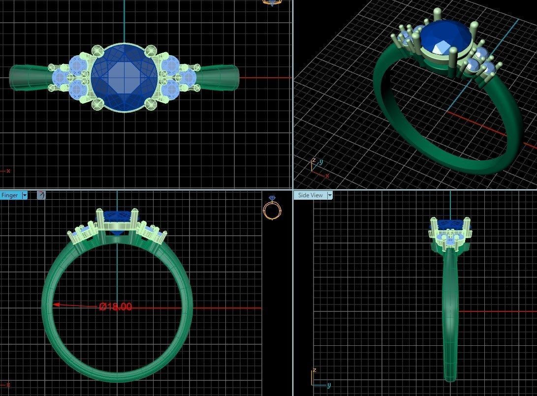 Ring dp 5 3D print model_6