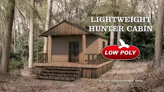 Low Poly Hunter Cabin