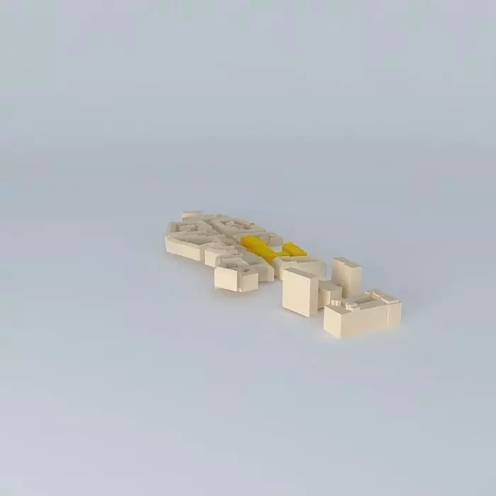 Hammersborg set of lego bricks Free 3D model_0