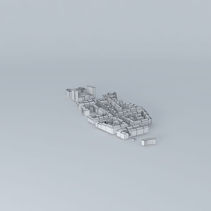 Hammersborg set of lego bricks Free 3D model_4