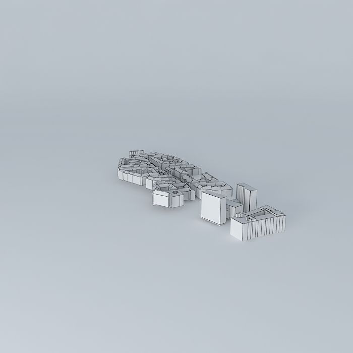 Hammersborg set of lego bricks Free 3D model_3