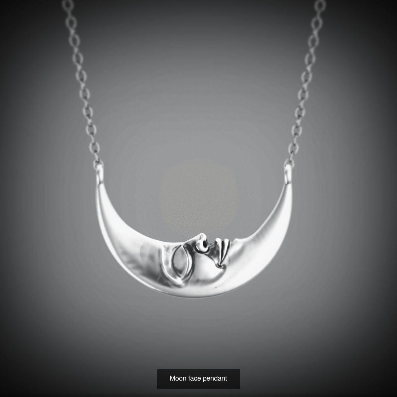 Sun and Moon Pendants 3D Model Collection_6