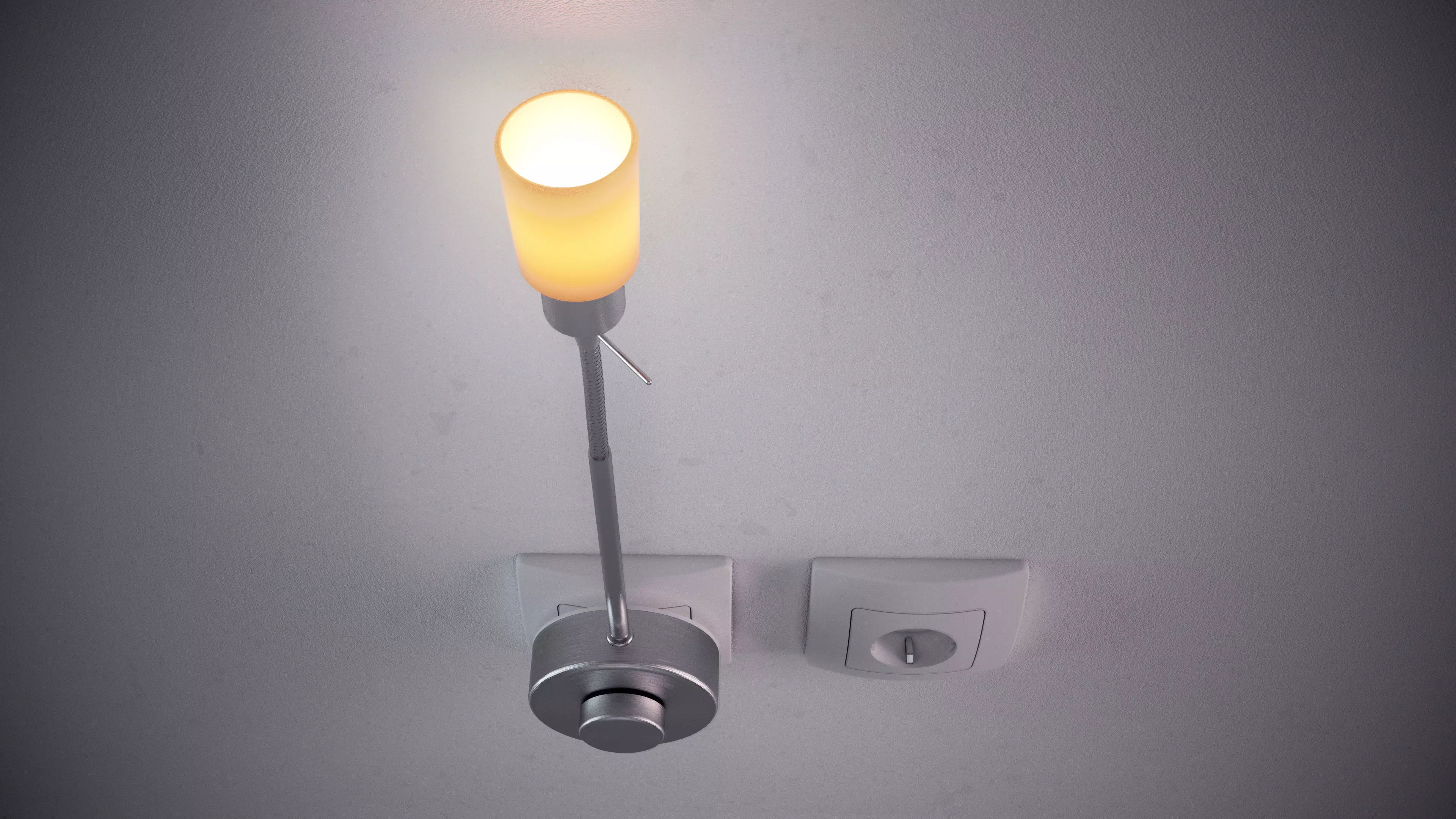 Wall lamp 3D model_0