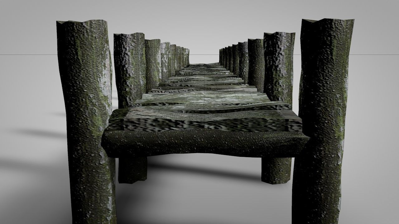 Old Dock 3D model_5