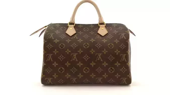 Louis Vuitton  Monogram Low-poly 3D model