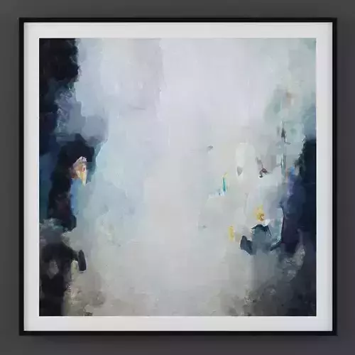 Art32 abstract painting in frame