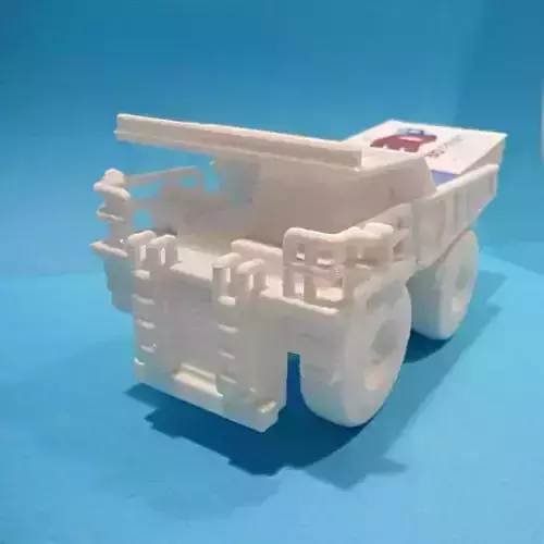 Dump truck business card holder 3D print model