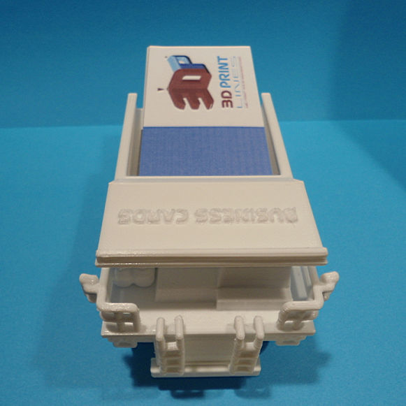 Dump truck business card holder 3D print model_2