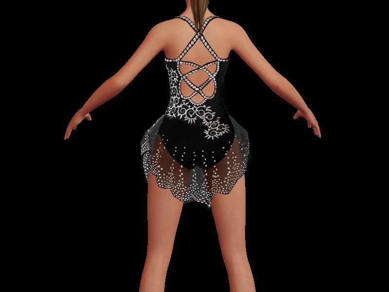 Female character pack Low-poly 3D model_9