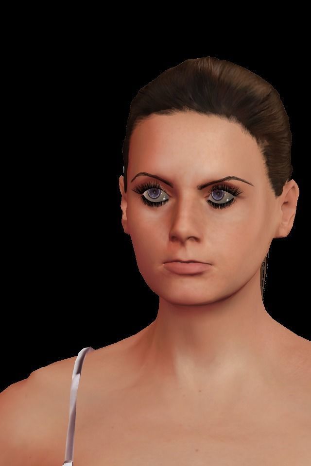Female character pack Low-poly 3D model_14