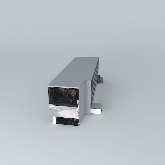 Square 1 A in Sandefjord Free 3D model_1