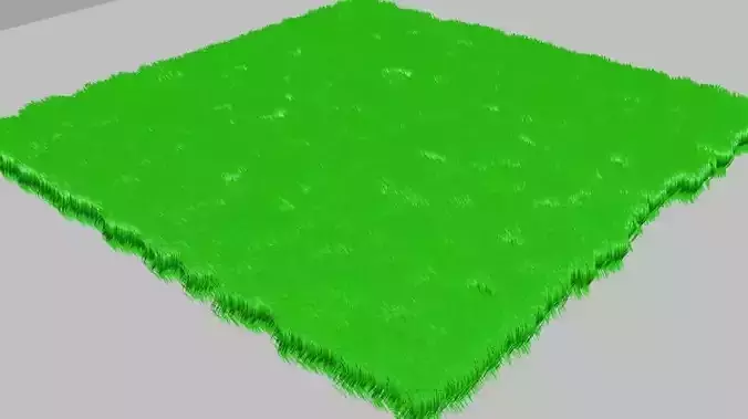 realastic grass 3D model