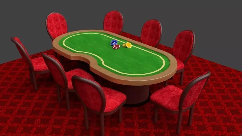 Poker instruments 3D model_0