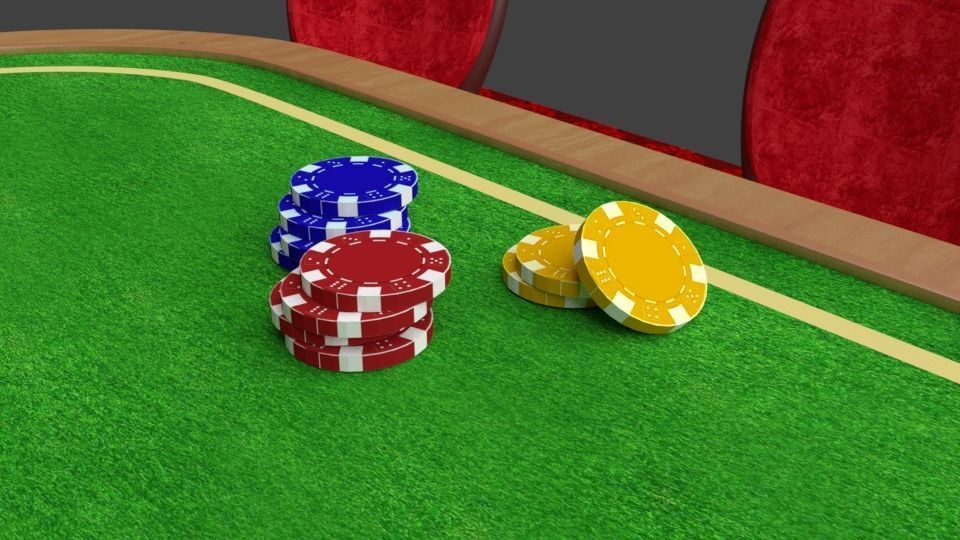 Poker instruments 3D model_1
