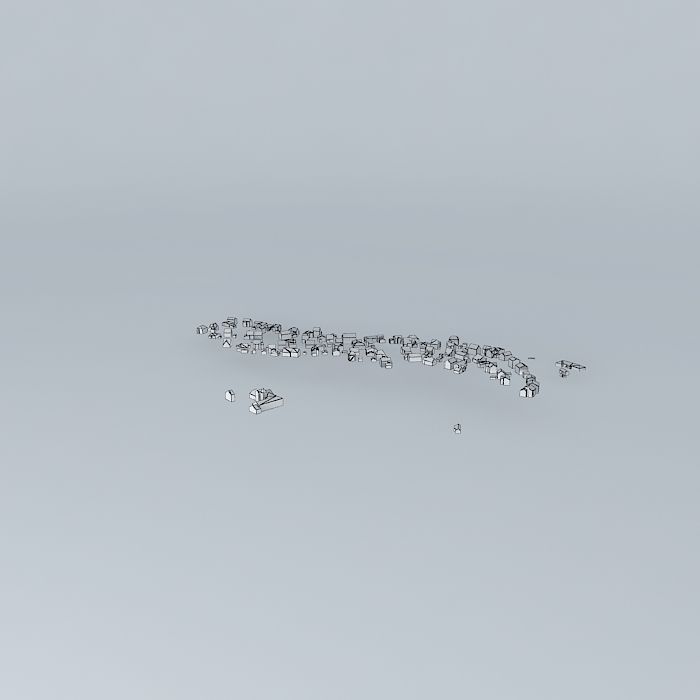 soh-02-01 pile of diamonds Free 3D model_4