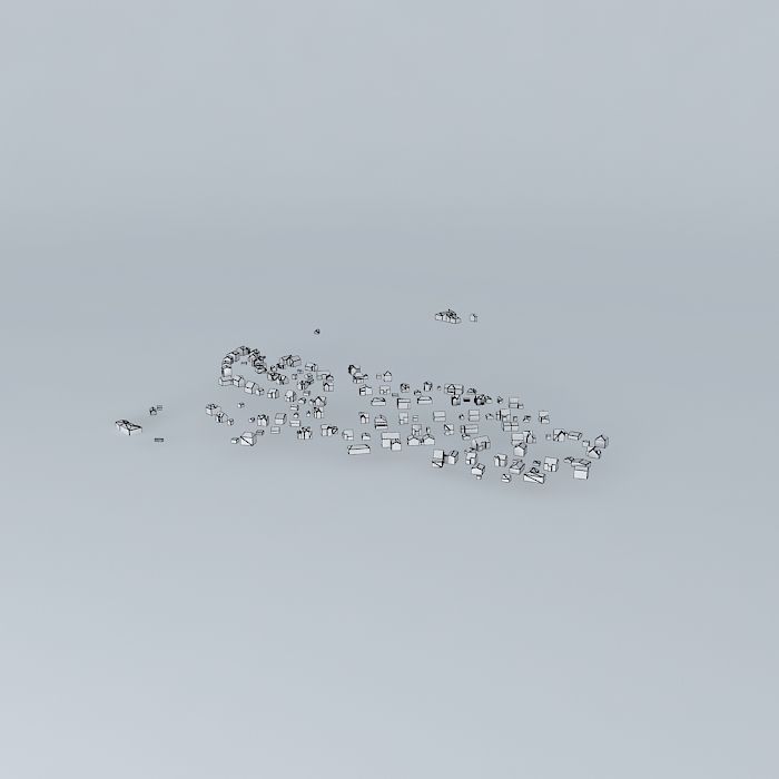 soh-02-01 pile of diamonds Free 3D model_3