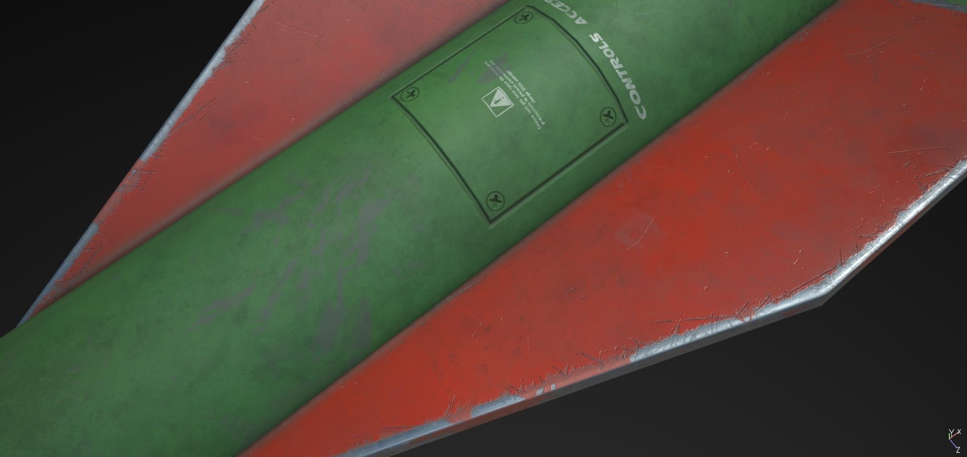 Arbalest class Missile Low-poly 3D model_4