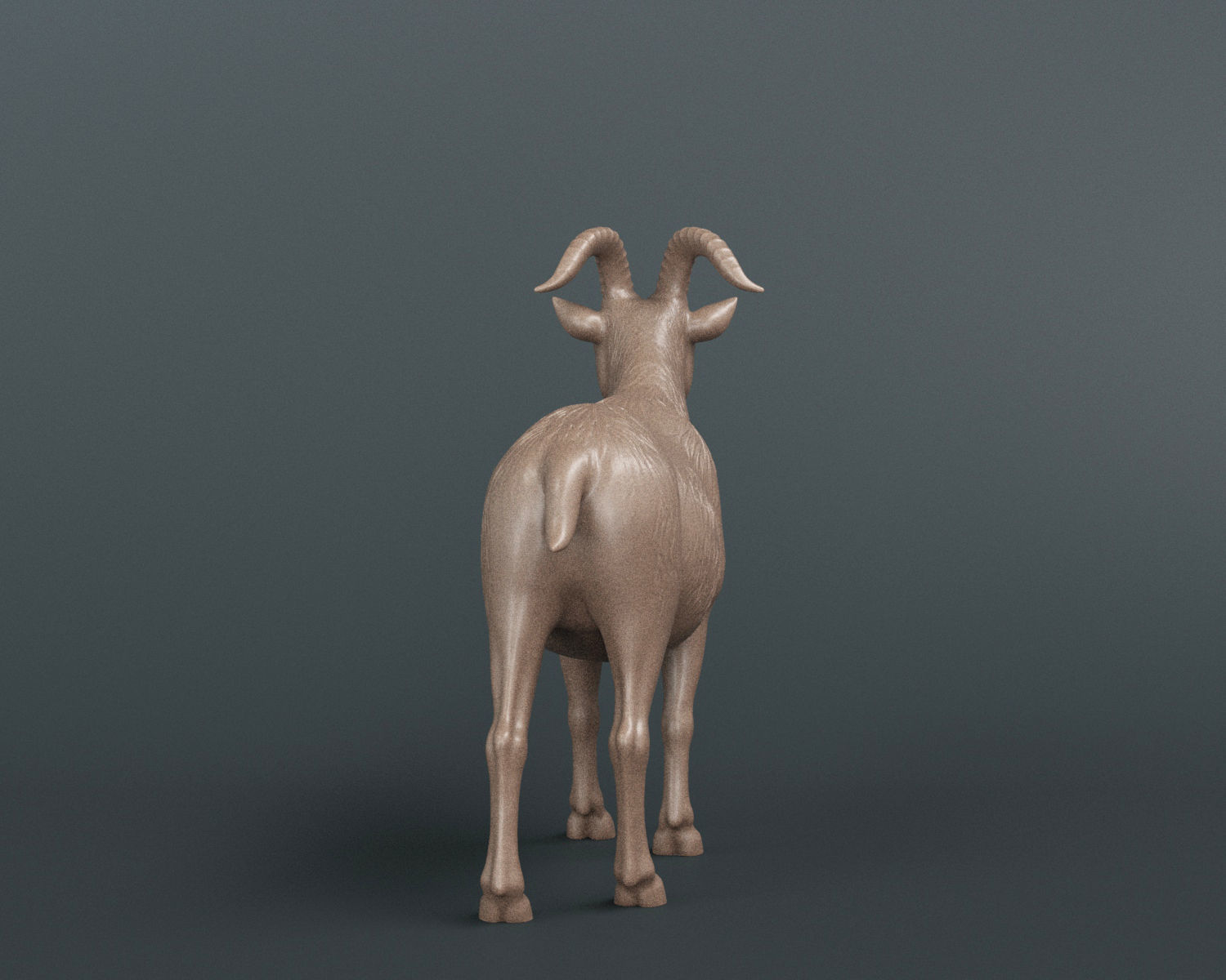 Mountain Goat 3D print model_2