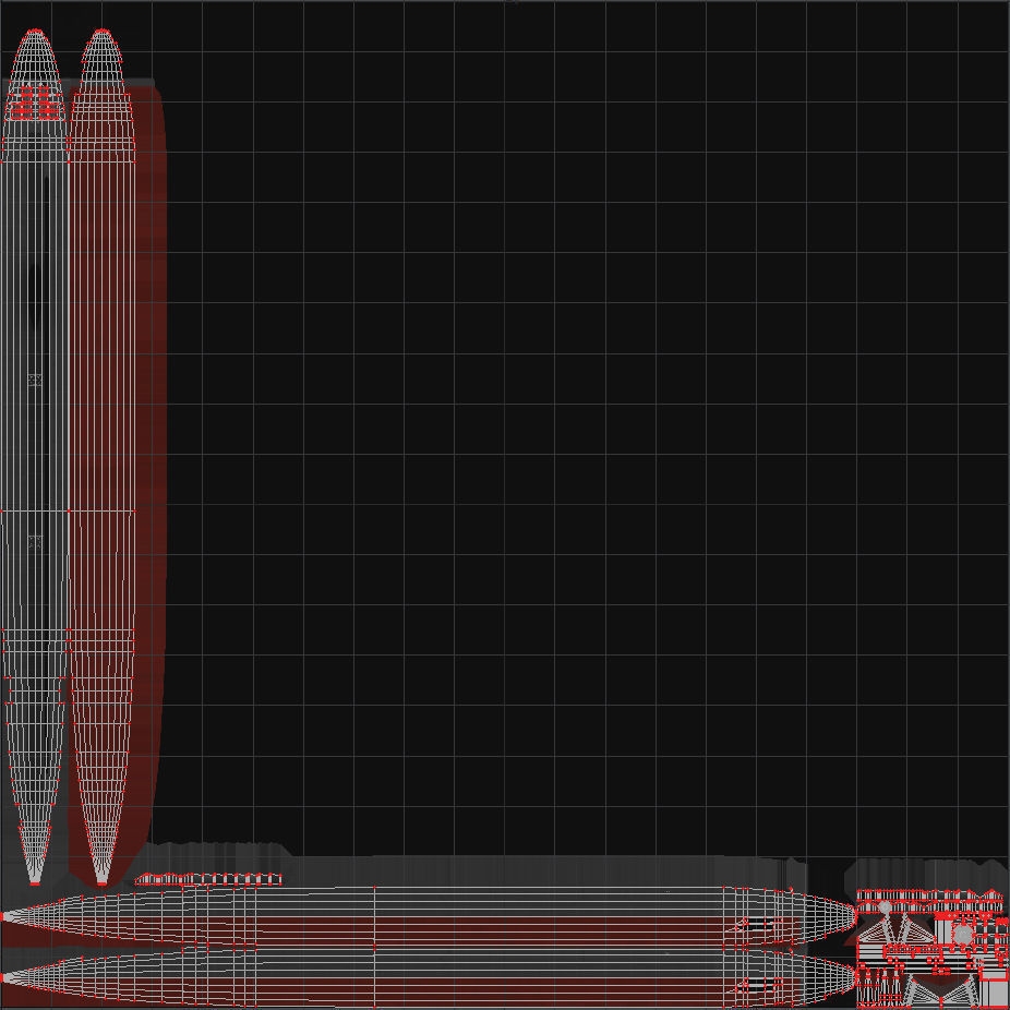 Los Angeles Class Submarine 3D model_29